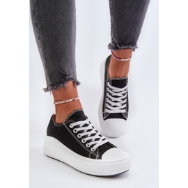 Zapatillas de Mujer con Plataforma Enorme Negra Amyete negro 6