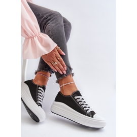 Zapatillas de Mujer con Plataforma Enorme Negra Amyete negro 10