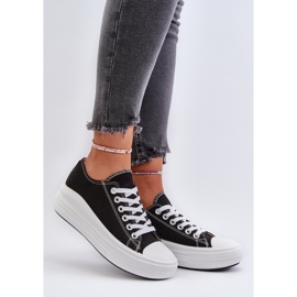 Zapatillas de Mujer con Plataforma Enorme Negra Amyete negro 4