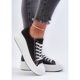 Zapatillas de Mujer con Plataforma Enorme Negra Amyete negro 8