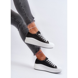 Zapatillas de Mujer con Plataforma Enorme Negra Amyete negro 1