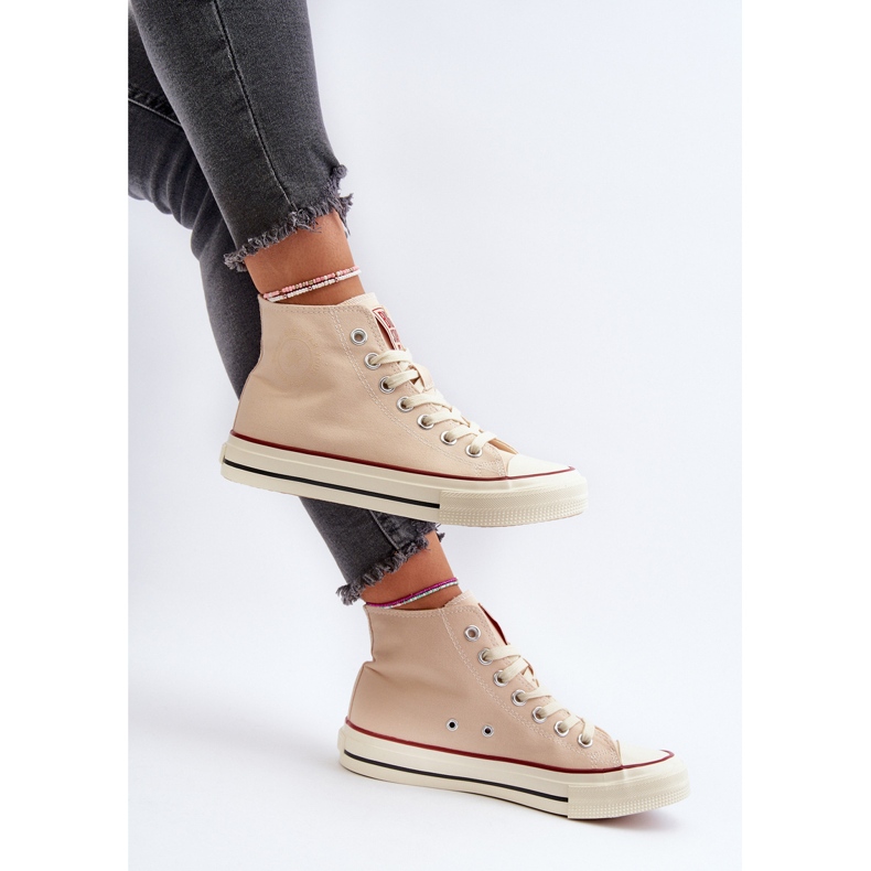 Zapatillas Altas Mujer Big Star NN274278 Beige 1