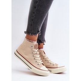 Zapatillas Altas Mujer Big Star NN274278 Beige 4