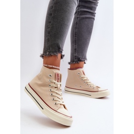 Zapatillas Altas Mujer Big Star NN274278 Beige 5