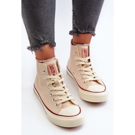 Zapatillas Altas Mujer Big Star NN274278 Beige 8