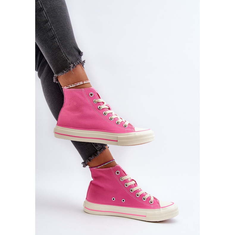 Zapatillas Altas Mujer Big Star NN274282 Rosa 2