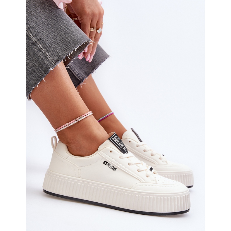 Zapatillas Mujer Plataforma Big Star NN274254 Blanco 1