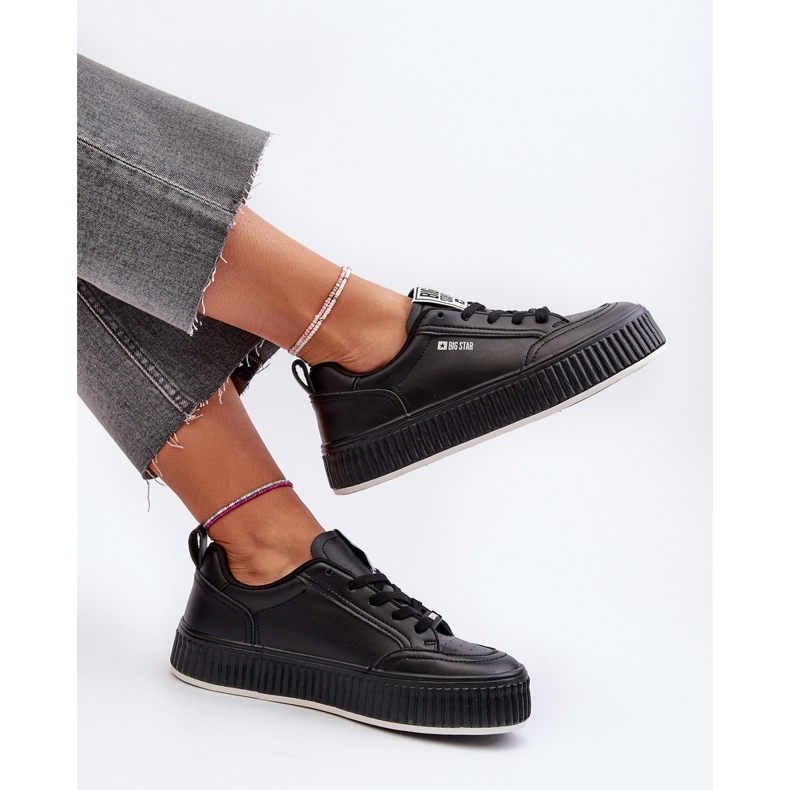 Zapatillas Mujer Plataforma Big Star NN274255 Negro 1