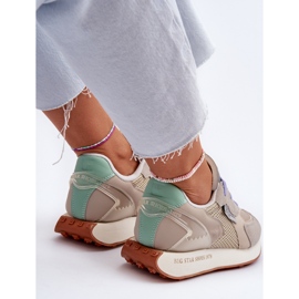 Zapatillas de Mujer con Sistema Memory Foam Plataforma Big Star NN274681 Beige 3