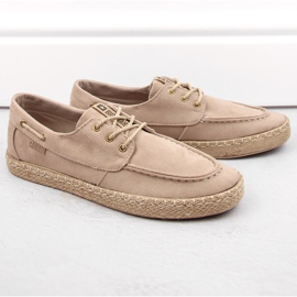 Zapatos hombre serraje, mocasines, alpargatas beige Big Star NN174054 1