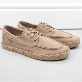 Zapatos hombre serraje, mocasines, alpargatas beige Big Star NN174054 2