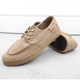 Zapatos hombre serraje, mocasines, alpargatas beige Big Star NN174054 3