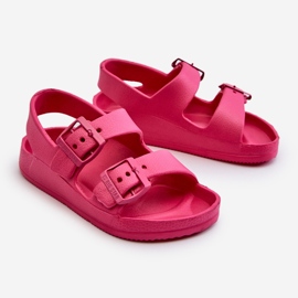 Sandalias Infantiles Ligeras Con Hebillas Big Star NN374540 Fucsia rosado 4