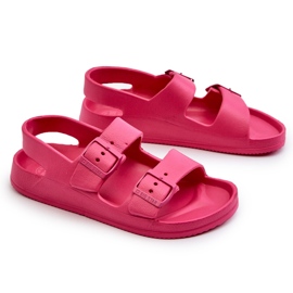 Sandalias Infantiles Ligeras Con Hebillas Big Star NN374545 Fucsia rosado 7