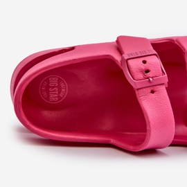 Sandalias Infantiles Ligeras Con Hebillas Big Star NN374545 Fucsia rosado 3