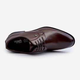 Zapatos elegantes marrones para hombre Jenavee marrón 8