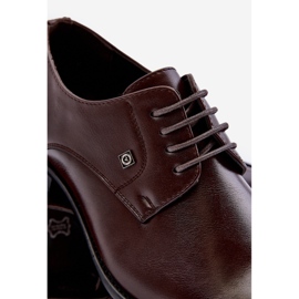 Zapatos elegantes marrones para hombre Jenavee marrón 3