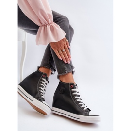 Zapatillas Mujer Cuña Cross Jeans NN2R4005 Negro 2