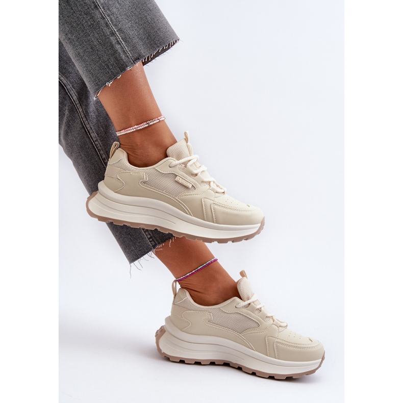 Zapatillas HI-POLY System Big Star Mujer NN274A105 Beige 2