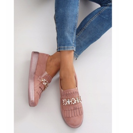 Slipons con suela de perla t277p Rosa rosado 3