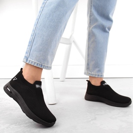 Deportivas slip-on mujer negras Vinceza 13592 negro 2
