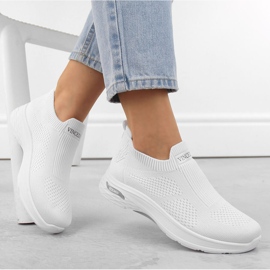 Deportivas slip-on mujer blancas Vinceza 13592 blanco 1
