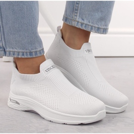Deportivas slip-on mujer blancas Vinceza 13592 blanco 3