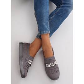 Slipons con suela de perla t277p Gris 1