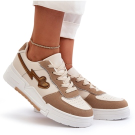 Zapatillas Mujer Plataforma Beige Zeparine 11