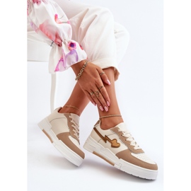 Zapatillas Mujer Plataforma Beige Zeparine 1
