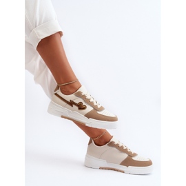 Zapatillas Mujer Plataforma Beige Zeparine 10
