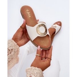 Chanclas de Mujer Con Adorno Blanco Cilima 7