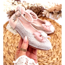 Apawwa Bailarinas infantiles con lazo rosa rosado 1 Apawwa Bailarinas infantiles con lazo rosa rosado 1