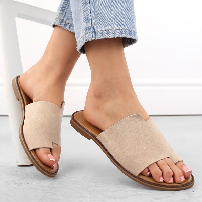 Chanclas mujer ante beige eVento 4586 1 Chanclas mujer ante beige eVento 4586 1