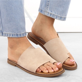 Chanclas mujer ante beige eVento 4586 3