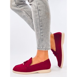 Mocasines Mujer Eunice Vino rojo 2