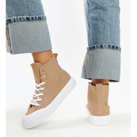 Zapatillas altas Vinka marrones marrón 3