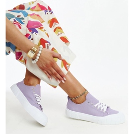 Zapatillas de tela violeta de Eduard púrpura 1