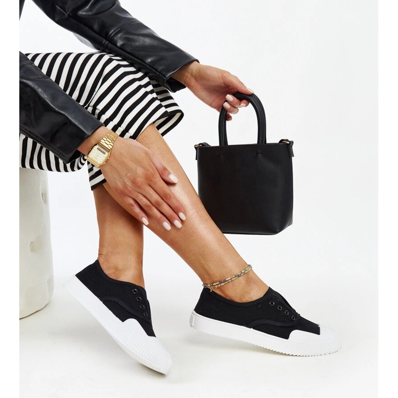 Zapatillas slip-on Feyza negras negro 1