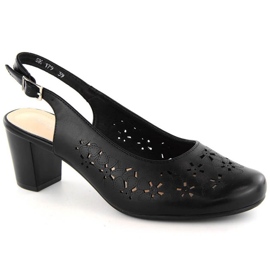 Sergio Leone W SK436A sandalias caladas negro 1