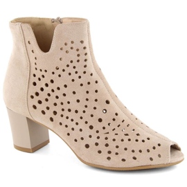 Jezzi W JEZ429A botines de ante, beige 1
