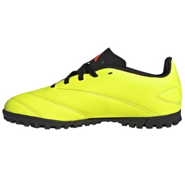 Botas de fútbol adidas Predator Club L Tf Jr IG5436 amarillo 1