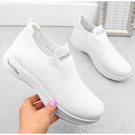 Deportivas slip-on mujer blancas Vinceza 13592 blanco 4