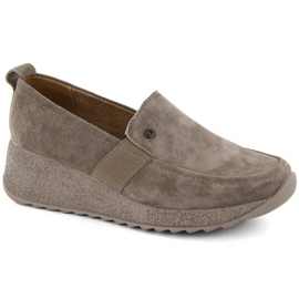 Filippo W PAW523 Zapatos ante piel color topo 1