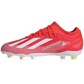 Zapatos de fútbol adidas X Crazyfast League Fg IF0693 rojo 1
