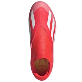 Zapatillas de fútbol Adidas X Crazyfast League Ll Fg Jr IF0688 rojo 2