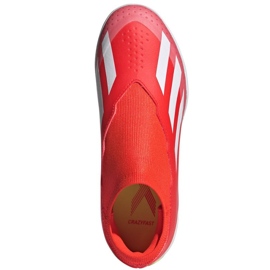 Botas de fútbol Adidas X Crazyfast League Ll Tf Jr IF0687 rojo 2