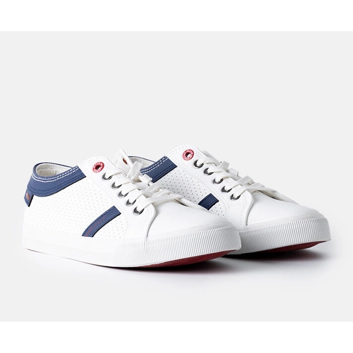 Deportivas Cross Jeans de hombre blancas blanco 1