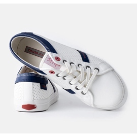 Deportivas Cross Jeans de hombre blancas blanco 3
