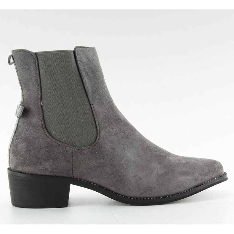 Botines Slender Chelsea con lazo M270 Gris 2 Botines Slender Chelsea con lazo M270 Gris 2
